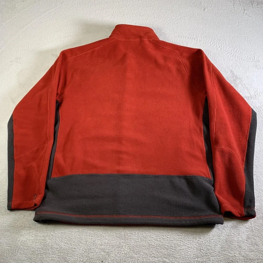 The North Face Jacket Mens‎ Large Red Fleece Full Zip Interchange Hiking Coat